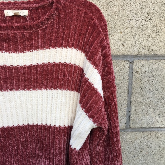 NWT PACSUN Striped Chenille Sweater - Picture 5 of 7